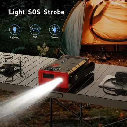 2025 New Car Jump Starter With Air Compressor, Battery Jump Starter Portable 5000A Peak 150PSI Digital Tire Inflator